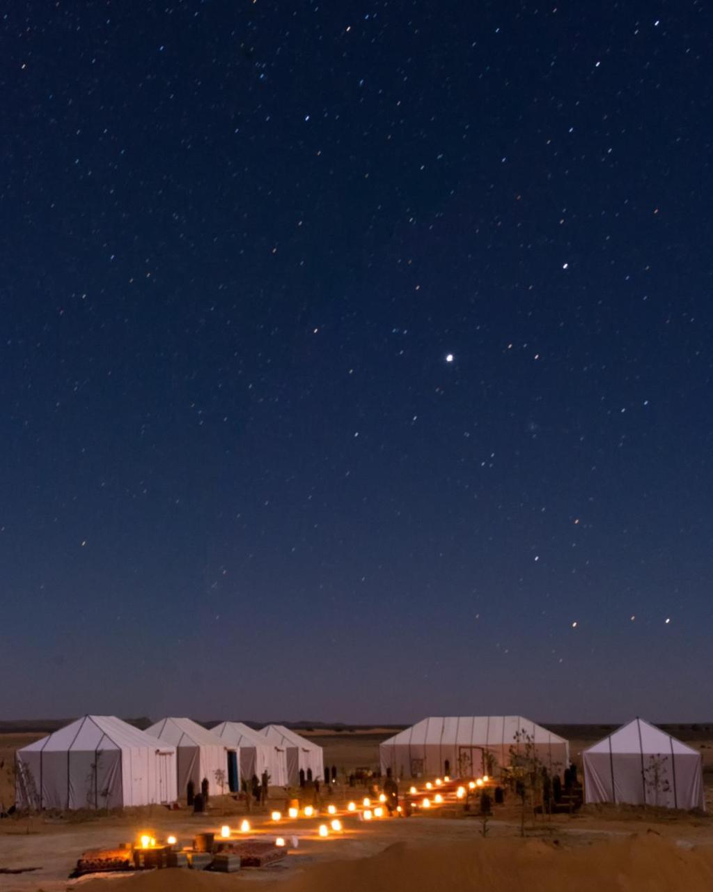 Sahara Majestic Luxury Camp Hotell Merzouga Exteriör bild The Perseids meteor shower